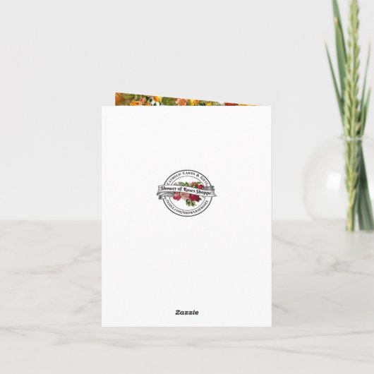 Guadalupe Jungfrau Mary Funeral Beileid Spanisch Dankeskarte (Rückseite)