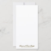 Guadalupe Jungfrau Mary Funeral Beileid Spanisch T Dankeskarte (Rückseite)