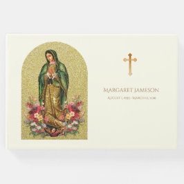 Guadalupe Jungfrau Mary Funeral Memorial Gästebuch