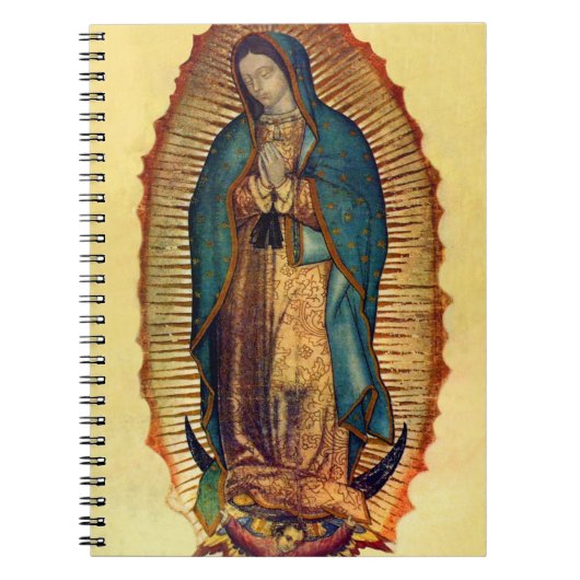 Guadalupe Jungfrau Mary Notebook Notizblock (Vorderseite)