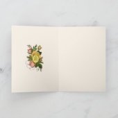 Guadalupe Jungfrau Mary Religiöse Rose Rosary Dankeskarte (Innenseite)