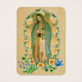 Guadalupe Katholische Spanische Beerdigung Heilige (Vorderseite)