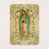 Guadalupe Katholische Spanische Beerdigung Heilige (Vorderseite)