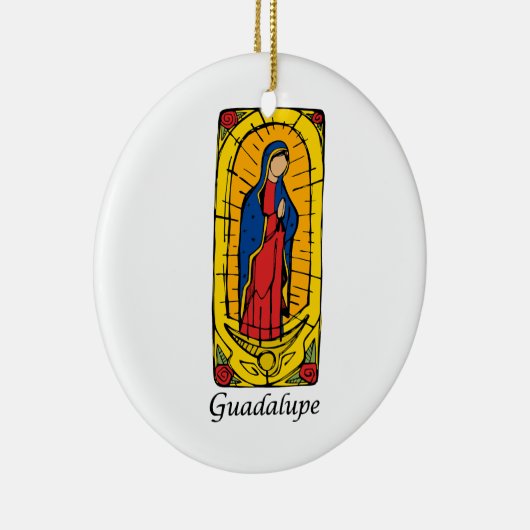 Guadalupe Keramik Ornament (Rechts)