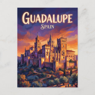 Guadalupe-Kloster Spanien Postkarte