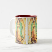 Guadalupe, La Vergen de Guadalupe Zweifarbige Tasse (Vorderseite Links)