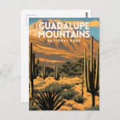 Guadalupe Mountain Nationalpark Reisen Postkarte (Vorne/Hinten)