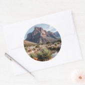 Guadalupe Mountain Nationalpark Reisen Runder Aufkleber (Umschlag)