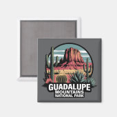 Guadalupe Mountains National Park Texas Magnet (Vorderseite/Rückseite)