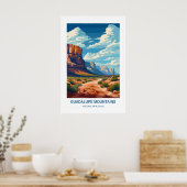 Guadalupe Mountains National Park Texas USA Poster (Küche)