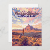 Guadalupe Mountains Nationalpark El Capitan Card (Vorne/Hinten)