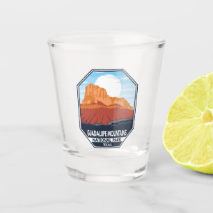 Guadalupe Mountains Nationalpark El Capitan Retro Schnapsglas