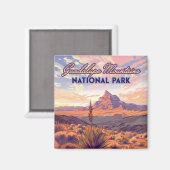 Guadalupe Mountains Nationalpark El Capitan Texas Magnet (Vorderseite/Rückseite)