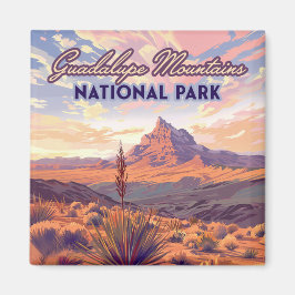 Guadalupe Mountains Nationalpark El Capitan Texas Magnet