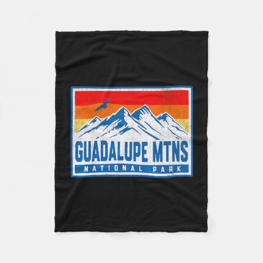 Guadalupe-Mountains-Nationalpark Fleecedecke (Vorderseite)