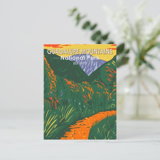 Guadalupe Mountains Nationalpark McKittrick Postkarte (Stehend Vorderseite)