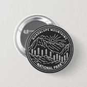 Guadalupe Mountains Nationalpark Monoline Button (Vorne & Hinten)