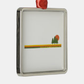 Guadalupe Mountains Nationalpark Pine Trees Ornament Aus Metall (Rechts)