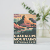 Guadalupe Mountains Nationalpark Poster Feiertagspostkarte (Stehend Vorderseite)
