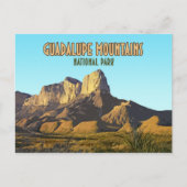 Guadalupe Mountains Nationalpark Texas Postkarte (Vorderseite)