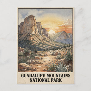 Guadalupe Mountains Nationalpark Texas Postkarte