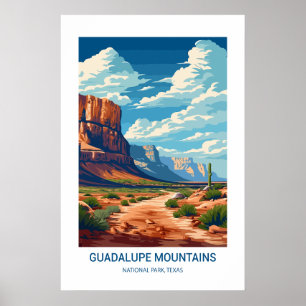 Guadalupe Mountains Nationalpark Texas USA Poster