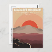 Guadalupe Mountains Nationalpark Texas Vintag Postkarte (Vorne/Hinten)