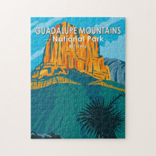 Guadalupe Mountains Nationalpark Vintage Puzzle