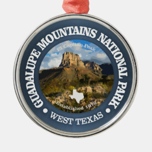 Guadalupe Mountains NP Ornament Aus Metall