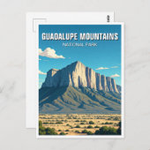 Guadalupe Mountains Postkarte (Vorne/Hinten)