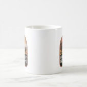Guadalupe Mountains Retro-Wüsten-Reiseabzeichen Kaffeetasse (Mittel)