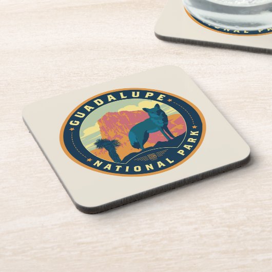 Guadalupe-Nationalpark Getränkeuntersetzer (Linke Seite)