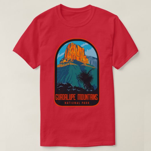 Guadalupe Nationalpark Retro 1 T-Shirt (Design vorne)