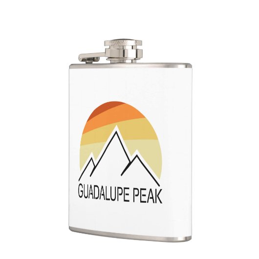 Guadalupe Peak Retro Flachmann (Links)
