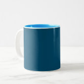 Guadalupe Peak Texas Sun Eagle Zweifarbige Tasse (Vorderseite Links)