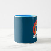 Guadalupe Peak Texas Sun Eagle Zweifarbige Tasse (Mittel)