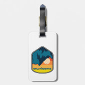 Guadalupe Peak Texas Sunrise Gepäckanhänger (Rückseite vertikal)