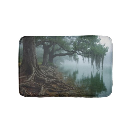 Guadalupe River Bath Mat - Serene Nature Bathroom  Badematte (Vorderseite)