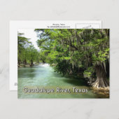 Guadalupe River in Gruene, Texas Postcard Postkarte (Vorne/Hinten)