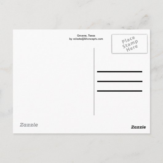 Guadalupe River in Gruene, Texas Postcard Postkarte (Rückseite)