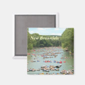 Guadalupe River New Braunfels Küchenteam Magnet (Vorderseite/Rückseite)