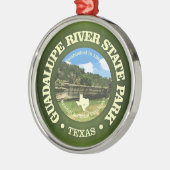 Guadalupe River SP Ornament Aus Metall (Links)