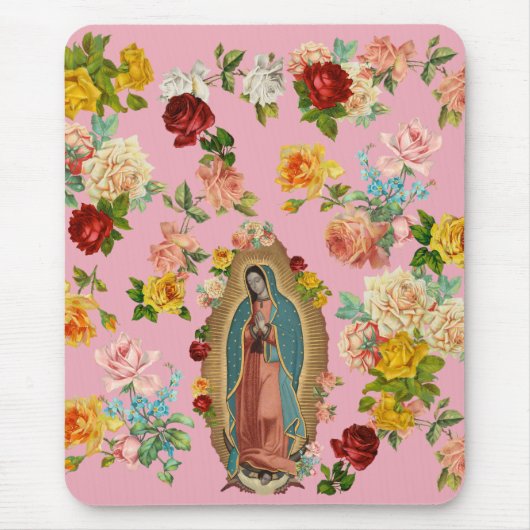 Guadalupe-Rose Mousepad (Vorne)