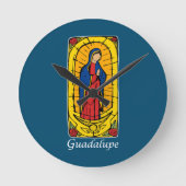 Guadalupe Runde Wanduhr (Vorderseite)