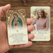 Guadalupe Spanische Gebetskarten zur liebevollen E
