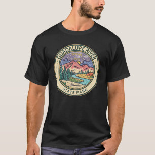 Guadalupe Staat Park Texas Abzeichen Vintag T-Shirt