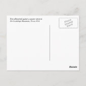 Guadalupe Storm Postkarte (Rückseite)