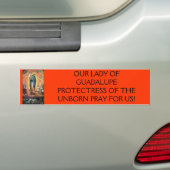 Guadalupe, UNSER DAMEof GUADALUPE PROTECTRESS VON… Autoaufkleber (Auf Auto)