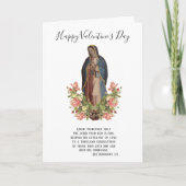 Guadalupe | Valentinstag | Religiös-katholisch Karte (Vorderseite)