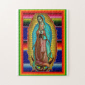 Guadalupe Zarape Tilma Image Puzzle (Vertikal)